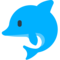 Dolphin emoji on Mozilla